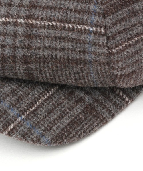 niko and...（ニコアンド）の「エターミンチェックキャスケット（キャスケット・メンズ・ライトグレー/ブラウン・FREE）」の9枚目の写真