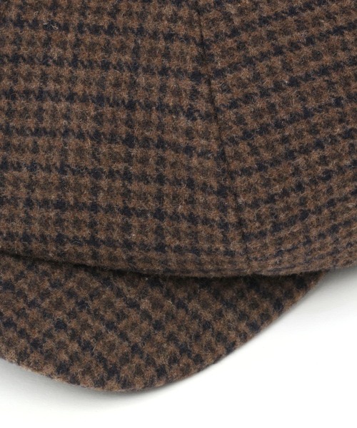 niko and...（ニコアンド）の「エターミンチェックキャスケット（キャスケット・メンズ・ライトグレー/ブラウン・FREE）」の7枚目の写真