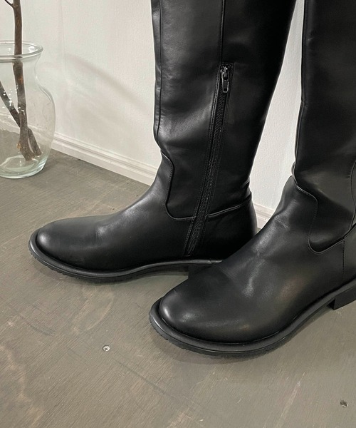 CAPRICIEUX LE'MAGE(カプリシューレマージュ)の「アウトソールロングブーツ(ブーツ・レディース・ブラック・24.5/23.5)」の2枚目の写真