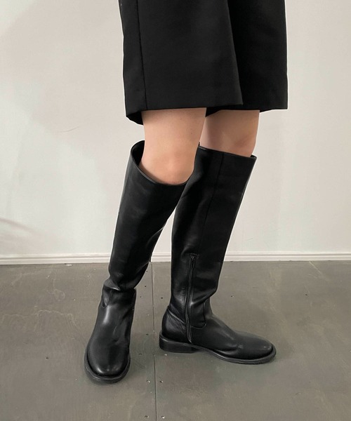 CAPRICIEUX LE'MAGE(カプリシューレマージュ)の「アウトソールロングブーツ(ブーツ・レディース・ブラック・24.5/23.5)」の9枚目の写真