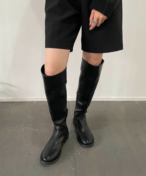 CAPRICIEUX LE'MAGE(カプリシューレマージュ)の「アウトソールロングブーツ(ブーツ・レディース・ブラック・24.5/23.5)」の6枚目の写真
