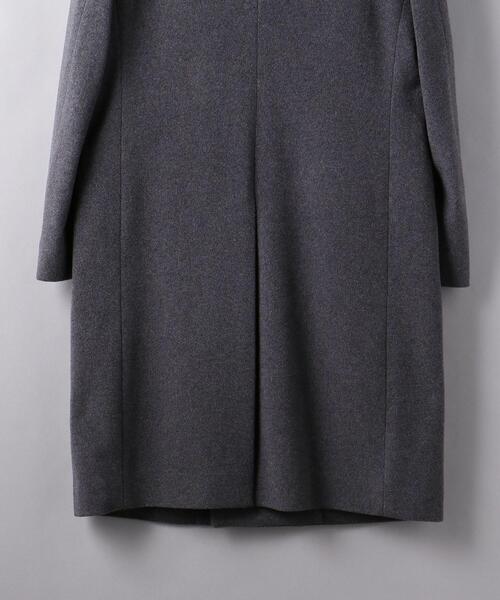 UNITED ARROWS（ユナイテッドアローズ）の「＜UNITED ARROWS＞ ソフトメルトン ４ボタン ダブル チェスターフィールドコート（チェスターコート・メンズ・ダークグレー/ダークグリーン・52/50/44/46/48）」の15枚目の写真