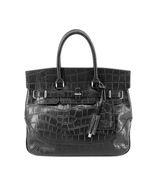 PELLE MORBIDA（ペッレモルビダ）の「Maiden Voyage（メイデンヴォヤージュ）MB026ELE-ボストンバッグ（ボストンバッグ・メンズ・ブラック/ネイビー・FREE）」の2枚目の写真