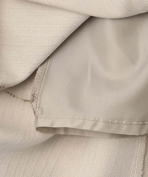 Lindsay（リンジィ）の「細見えサスペンダー付き切替ミディスカート（スカート・キッズ・ベージュ/ブルーグレー/ブラック・M/L）」の14枚目の写真