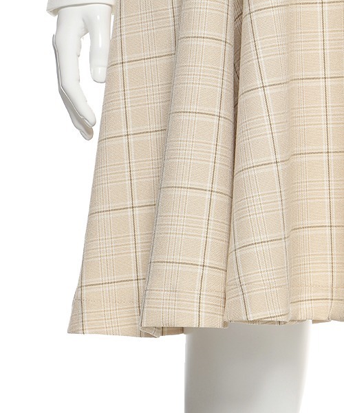 Lindsay（リンジィ）の「【フレッシャーズ】チェックワンピース（ワンピース・キッズ・グレー/ベージュ・L/M）」の7枚目の写真