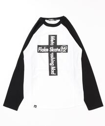 FLAKE CROSS LOGO RAGLAN T-SHIRTS