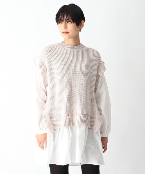 セール フリルドッキングミニワンピース ワンピース Opaque Clip オペークドットクリップ のファッション通販 Zozotown