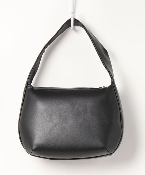 Folli Follie（フォリフォリ）の「CHARLOTTE レザーホーボーバッグ（ショルダーバッグ・レディース・ブラック・フリー）」の4枚目の写真