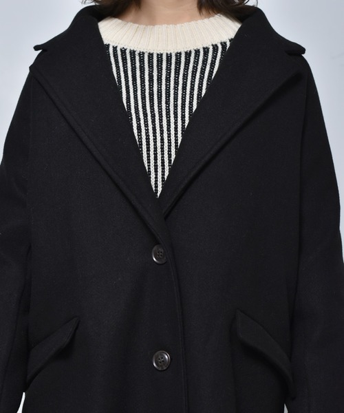 RETRO GIRL（レトロガール）の「フェイクウールロングコート（チェスターコート・レディース・ブラック/グリーン/アイボリー/ブラウン系その他・FREE）」の15枚目の写真