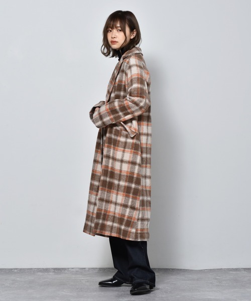 RETRO GIRL（レトロガール）の「フェイクウールロングコート（チェスターコート・レディース・ブラック/グリーン/アイボリー/ブラウン系その他・FREE）」の19枚目の写真