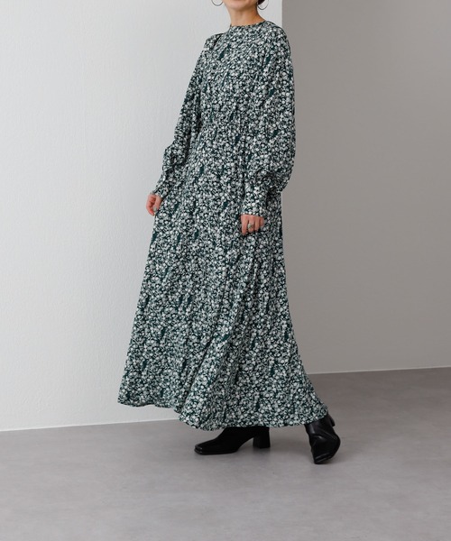 COLONY 2139（コロニートゥーワンスリーナイン）の「【WEB・一部店舗限定】小花柄2wayスキッパーワンピース（ワンピース・レディース・ブラック/グリーン・FREE）」の17枚目の写真