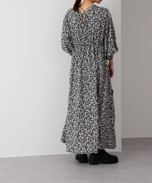 COLONY 2139（コロニートゥーワンスリーナイン）の「【WEB・一部店舗限定】小花柄2wayスキッパーワンピース（ワンピース・レディース・ブラック/グリーン・FREE）」の9枚目の写真