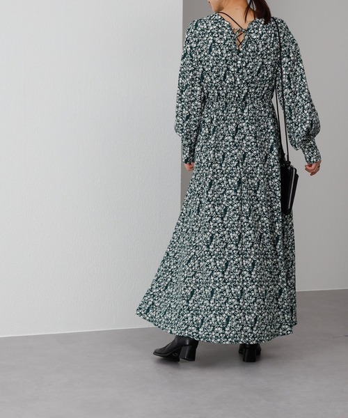 COLONY 2139（コロニートゥーワンスリーナイン）の「【WEB・一部店舗限定】小花柄2wayスキッパーワンピース（ワンピース・レディース・ブラック/グリーン・FREE）」の15枚目の写真