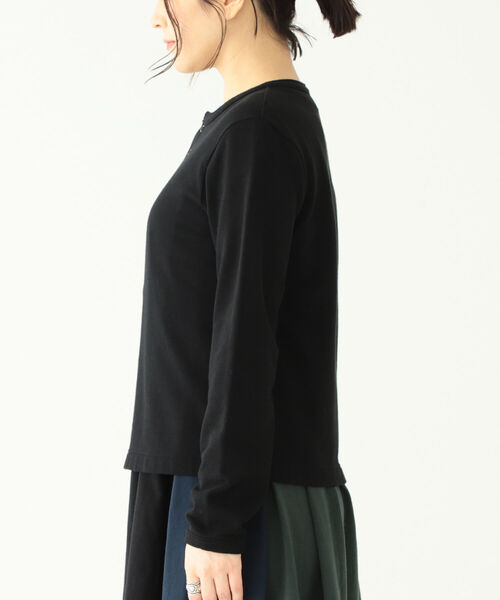 BEAMS BOY(ビームスボーイ)の「BEAMS BOY / リング ドット カーディガン(カーディガン/ボレロ・レディース・ブラック/レッド/グリーン/ロイヤルブルー・1/2)」の8枚目の写真