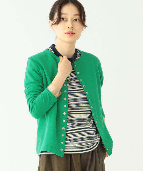 BEAMS BOY(ビームスボーイ)の「BEAMS BOY / リング ドット カーディガン(カーディガン/ボレロ・レディース・ブラック/レッド/グリーン/ロイヤルブルー・1/2)」の12枚目の写真