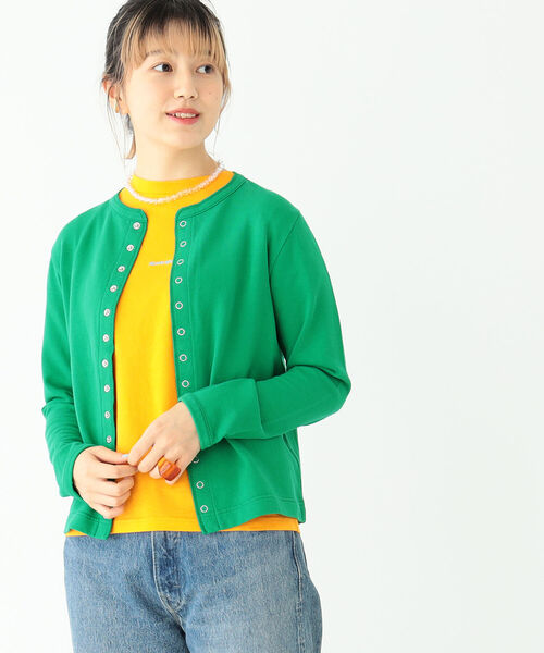 BEAMS BOY(ビームスボーイ)の「BEAMS BOY / リング ドット カーディガン(カーディガン/ボレロ・レディース・ブラック/レッド/グリーン/ロイヤルブルー・1/2)」の19枚目の写真