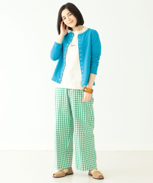 BEAMS BOY(ビームスボーイ)の「BEAMS BOY / リング ドット カーディガン(カーディガン/ボレロ・レディース・ブラック/レッド/グリーン/ロイヤルブルー・1/2)」の22枚目の写真