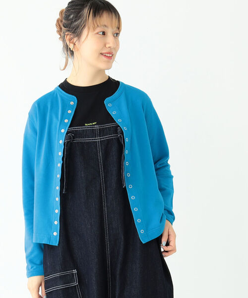 BEAMS BOY(ビームスボーイ)の「BEAMS BOY / リング ドット カーディガン(カーディガン/ボレロ・レディース・ブラック/レッド/グリーン/ロイヤルブルー・1/2)」の7枚目の写真