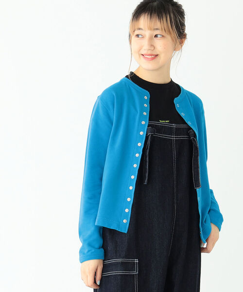 BEAMS BOY(ビームスボーイ)の「BEAMS BOY / リング ドット カーディガン(カーディガン/ボレロ・レディース・ブラック/レッド/グリーン/ロイヤルブルー・1/2)」の13枚目の写真