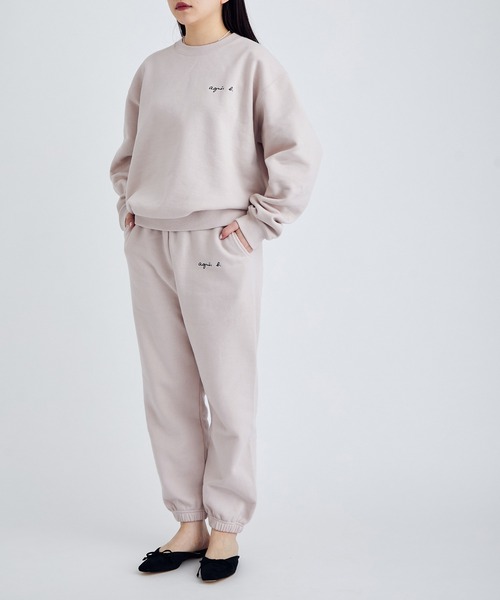 agnes b.（アニエスベー）の「【agnes b. pour ADAM ET ROPE'】SWEAT（スウェット・レディース・ブルー/ベージュ/ライトグレー/ブラック・S）」の16枚目の写真