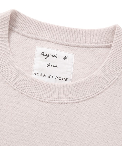 agnes b.（アニエスベー）の「【agnes b. pour ADAM ET ROPE'】SWEAT（スウェット・レディース・ブルー/ベージュ/ライトグレー/ブラック・S）」の17枚目の写真