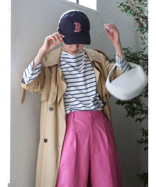 Ungrid(アングリッド)の「ルーズトレンチコート(トレンチコート・レディース・ベージュ/キャメル・SMALL/MEDIUM)」の3枚目の写真