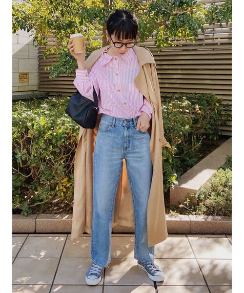 Ungrid(アングリッド)の「ルーズトレンチコート(トレンチコート・レディース・ベージュ/キャメル・SMALL/MEDIUM)」の8枚目の写真