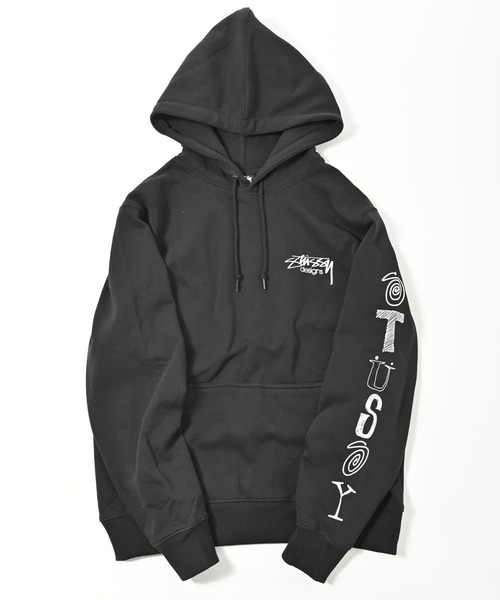 STUSSY（ステューシー）の「STUSSY (ステューシー)  RANSOM ロゴ長袖プルオーバーパーカー（パーカー・メンズ・ブラック・M/L/XL）」の15枚目の写真