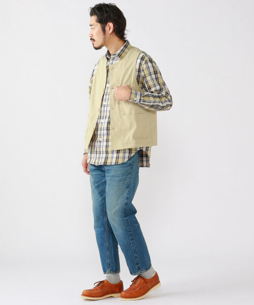 BEAMS PLUS（ビームスプラス）の「BEAMS PLUS / ワーク ベスト（ベスト・メンズ・ブラウン/サックスブルー/ナチュラル・SMALL/MEDIUM/LARGE/X-LARGE）」の15枚目の写真