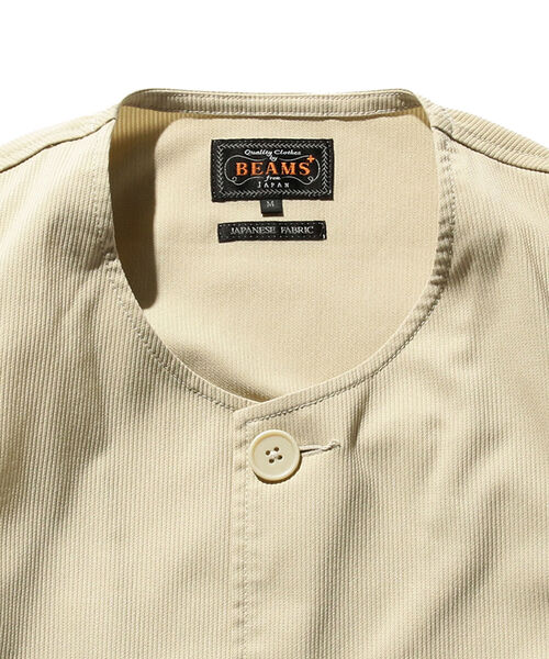 BEAMS PLUS（ビームスプラス）の「BEAMS PLUS / ワーク ベスト（ベスト・メンズ・ブラウン/サックスブルー/ナチュラル・SMALL/MEDIUM/LARGE/X-LARGE）」の21枚目の写真