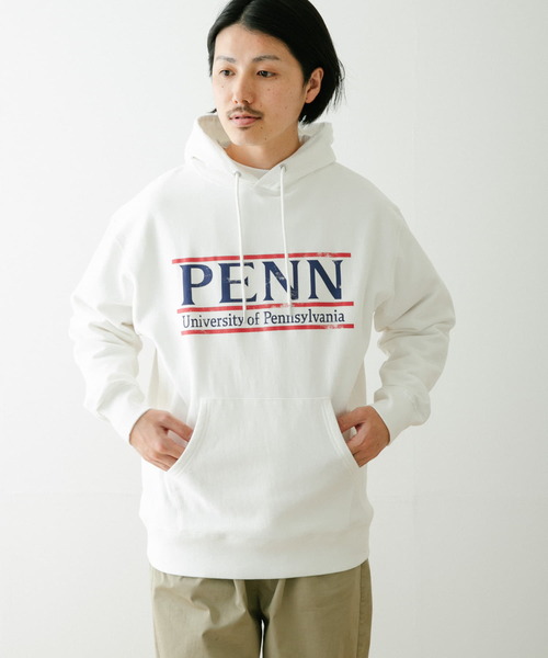 ITEMS URBANRESEARCH(アイテムズ アーバンリサーチ)の「PENNSYLVANIA ロゴパーカー(パーカー・メンズ・ブラック/グレー/オフホワイト・MEDIUM/LARGE)」の4枚目の写真