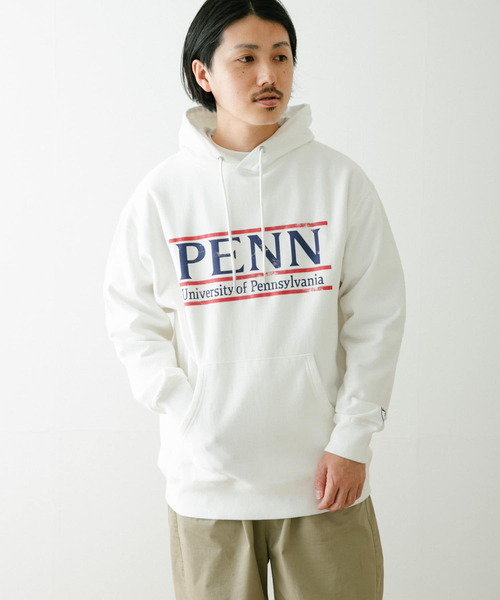 ITEMS URBANRESEARCH(アイテムズ アーバンリサーチ)の「PENNSYLVANIA ロゴパーカー(パーカー・メンズ・ブラック/グレー/オフホワイト・MEDIUM/LARGE)」の5枚目の写真