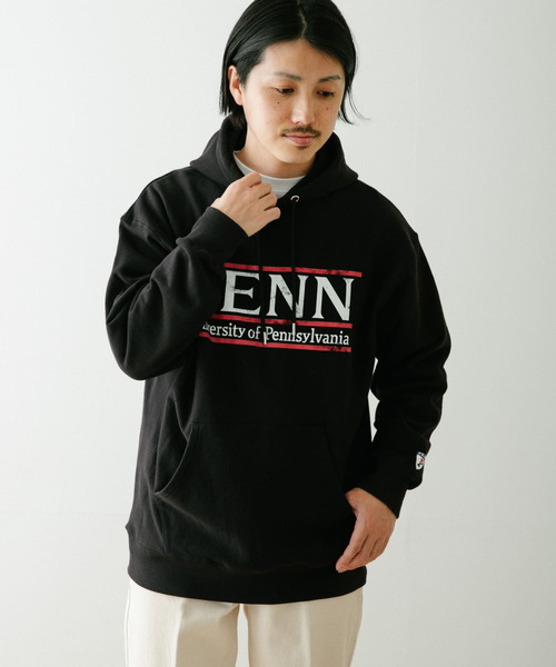 ITEMS URBANRESEARCH(アイテムズ アーバンリサーチ)の「PENNSYLVANIA ロゴパーカー(パーカー・メンズ・ブラック/グレー/オフホワイト・MEDIUM/LARGE)」の9枚目の写真