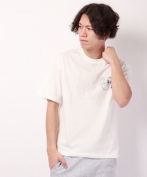 ブルドッグデザイン半袖Tシャツ