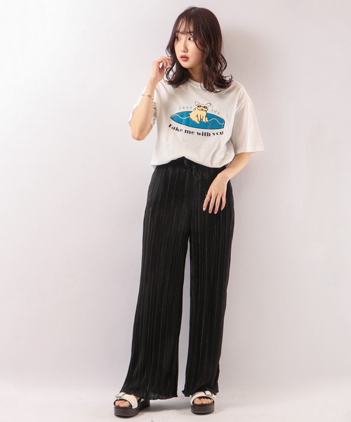 FUNALIVE(ファンアライブ)の「ブルドッグデザイン半袖Tシャツ(Tシャツ/カットソー・メンズ・ホワイト/ベージュ/ブルーグリーン/ホワイト系その他/ブルー系その他/ホワイト系その他2/ピンク/ネイビー・S/M/L)」の15枚目の写真
