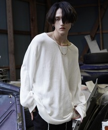 G.O.C（ジーオーシー）の「甘編みVネックニット（ニット/セーター）」