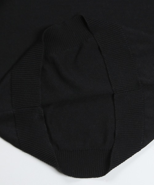 G.O.C（ジーオーシー）の「甘編みVネックニット（ニット/セーター・メンズ・ホワイト/ブラック/グレー・MEDIUM/LARGE）」の11枚目の写真