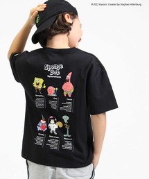 Right-on | スポンジボブＴシャツ（キッズサイズ）親子リンクコーデ(Tシャツ/カットソー)