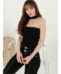 GYDA | チョーカーベアトップス(チューブトップ)