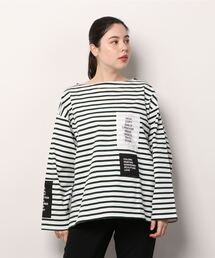 SHIPS | JANE SMITH:MARINE BDR BOATNECK(Tシャツ/カットソー)