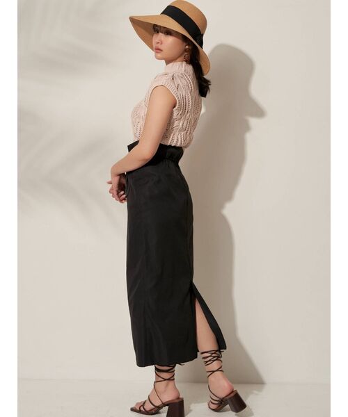 RESEXXY（リゼクシー）の「リボンデザインキャペリンハット（ハット・レディース・ブラック/ブラウン・FREE）」の3枚目の写真