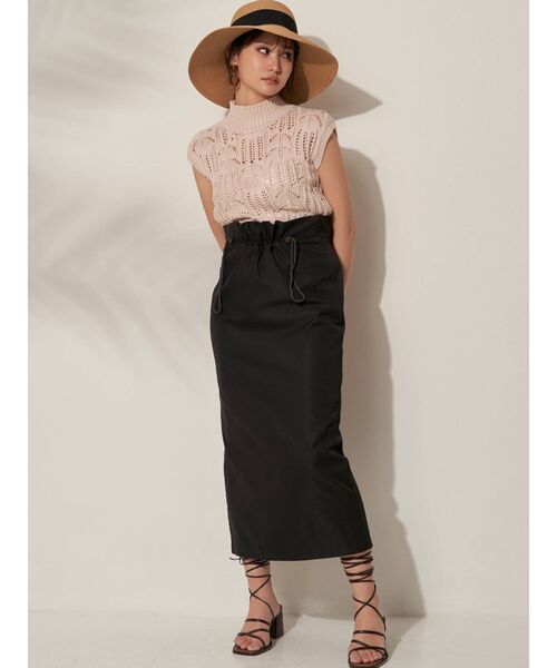 RESEXXY（リゼクシー）の「リボンデザインキャペリンハット（ハット・レディース・ブラック/ブラウン・FREE）」の4枚目の写真