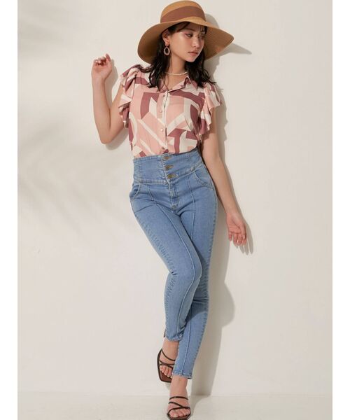 RESEXXY（リゼクシー）の「リボンデザインキャペリンハット（ハット・レディース・ブラック/ブラウン・FREE）」の6枚目の写真