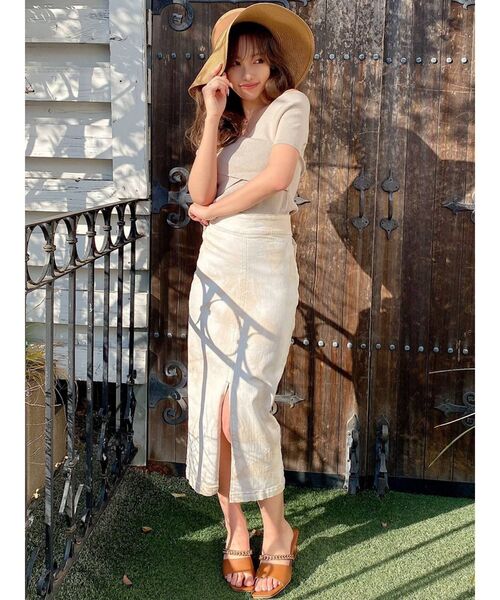 RESEXXY（リゼクシー）の「リボンデザインキャペリンハット（ハット・レディース・ブラック/ブラウン・FREE）」の9枚目の写真