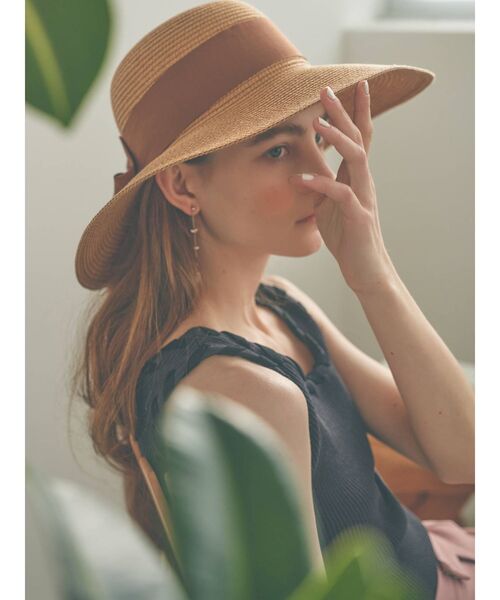 RESEXXY（リゼクシー）の「リボンデザインキャペリンハット（ハット・レディース・ブラック/ブラウン・FREE）」の22枚目の写真