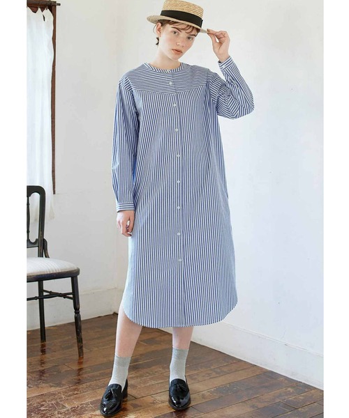 シロップ.(シロップ.)の「さわやかカラーの2-WAYストライプワンピース(ワンピース・レディース・ブルー/ピンク系その他・MEDIUM/LARGE/X-LARGE/XX-LARGE/SMALL)」の3枚目の写真