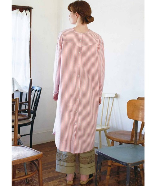 シロップ.(シロップ.)の「さわやかカラーの2-WAYストライプワンピース(ワンピース・レディース・ブルー/ピンク系その他・MEDIUM/LARGE/X-LARGE/XX-LARGE/SMALL)」の8枚目の写真