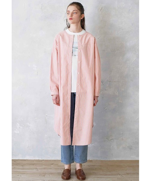 シロップ.(シロップ.)の「さわやかカラーの2-WAYストライプワンピース(ワンピース・レディース・ブルー/ピンク系その他・MEDIUM/LARGE/X-LARGE/XX-LARGE/SMALL)」の9枚目の写真