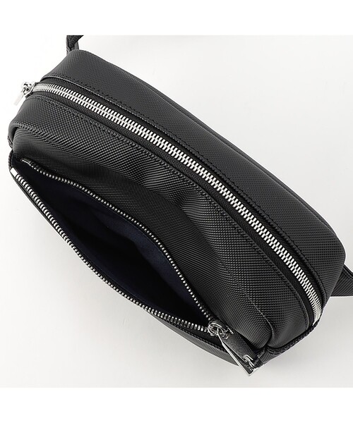 LACOSTE（ラコステ）の「メンズクラシック ピケリポーターバッグ（ショルダーバッグ・メンズ・ネイビー/ブラック・FREE）」の11枚目の写真