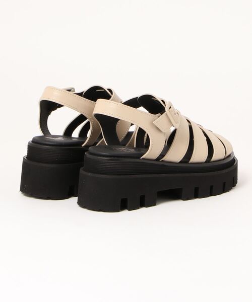 Pertini（ペルティニ）の「PERTINI/31740-D2　CESAR/VACUNO SALINAS/BLACK/厚底グルカサンダル（サンダル・レディース・ベージュ×ブラック・39/37/36/35/38）」の3枚目の写真